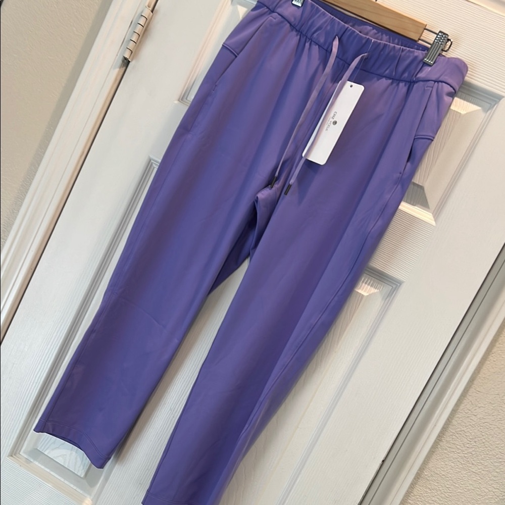 CRZ YOGA Purple Activewear Pants cropped - Picture 4 of 5